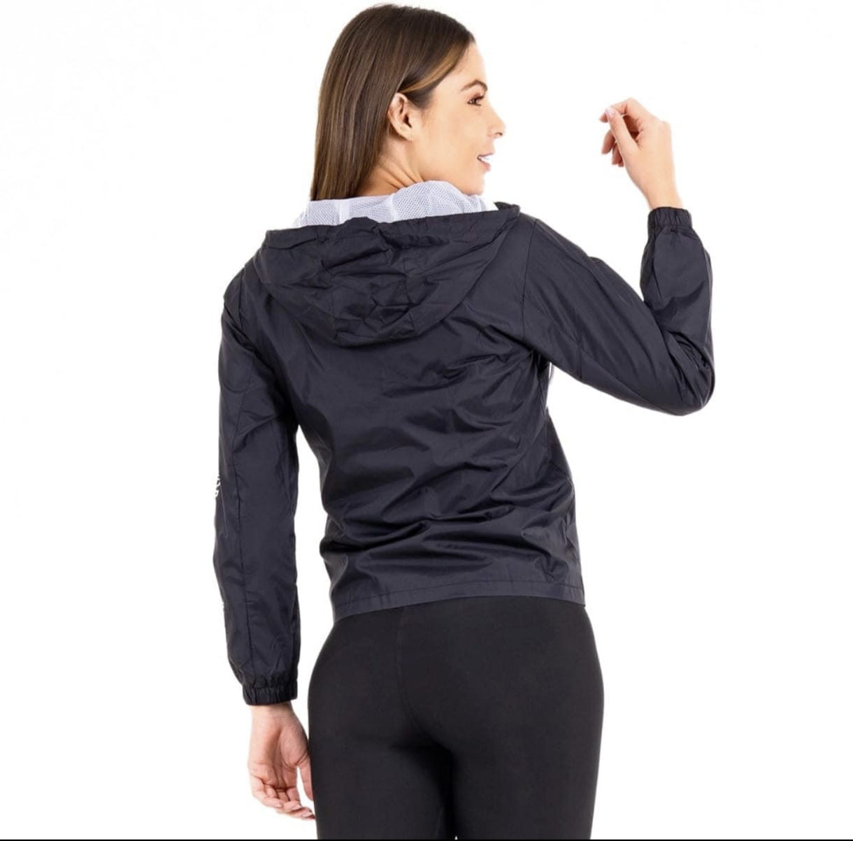 Chaqueta Rompevientos Mujer Negro