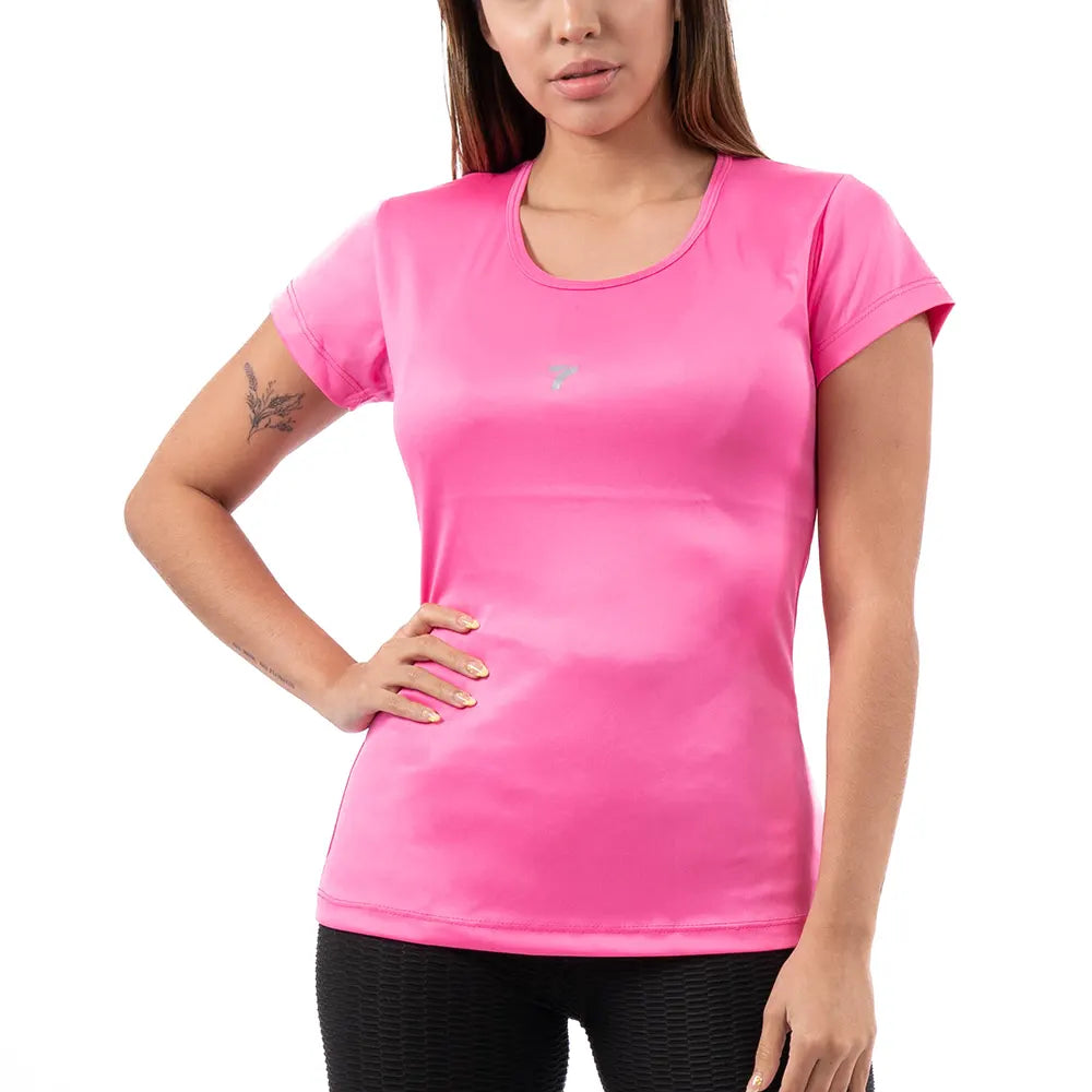 Blusa manga corta Unicolor