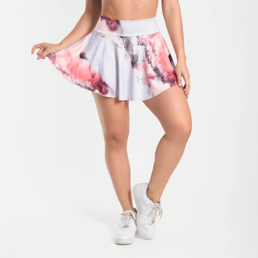 Falda Short Matiz Sublimada