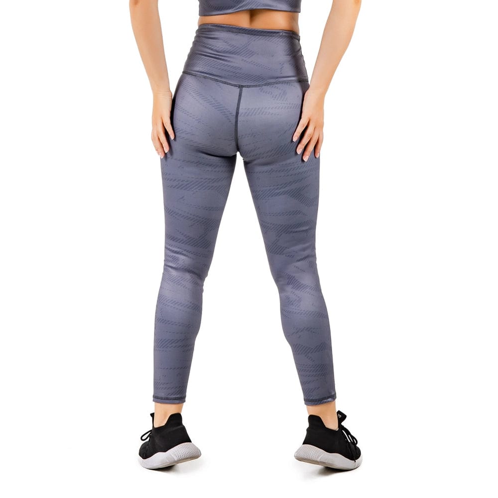 Leggins Sublimados Gris con Bolsillo