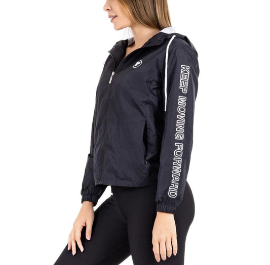 Chaqueta Rompevientos Mujer Negro