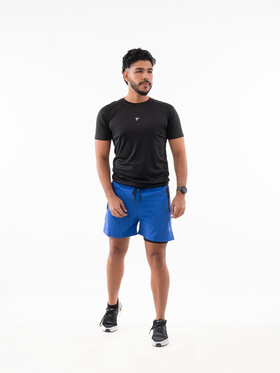 Pantaloneta Deportiva Running Unicolor