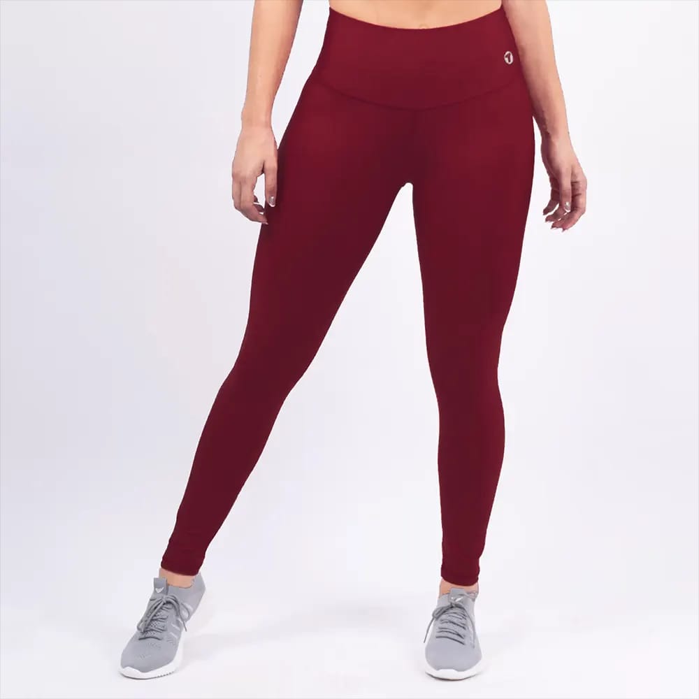 Leggins de Compresión Vino Tinto Suplex